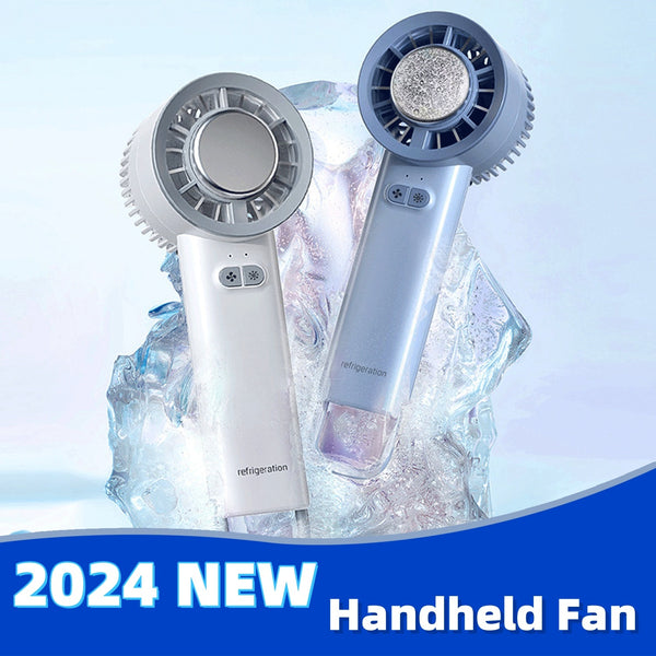 2024 Summer Gadget Handheld Turbo Jet Fan Mini Portable Ice Cold