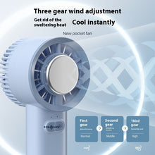 2024 Summer Gadget Handheld Turbo Jet Fan Mini Portable Ice Cold