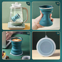 Portable Silicone Retractable Cup With Lid